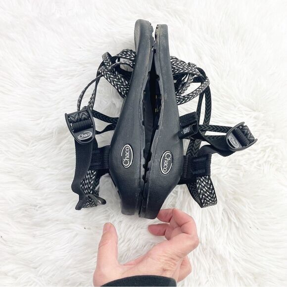 Chaco Zx2 Double Strapped Boost Black Sandals - Picture 5 of 8